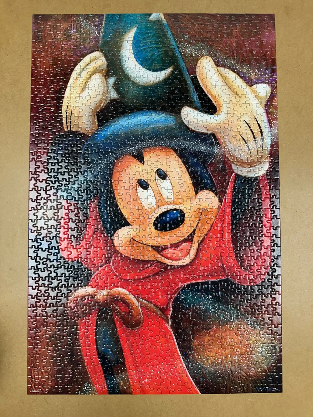 Disney Parks Series Signature Puzzle Sorcerer Mickey Mouse 1000 Pieces Fantasia